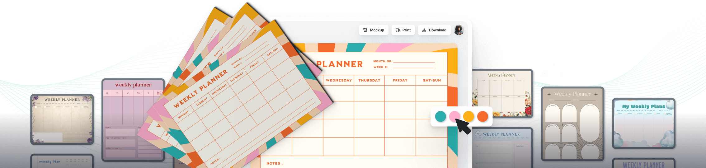 Free Weekly Planner Maker Online - Create Custom Schedules | Kittl